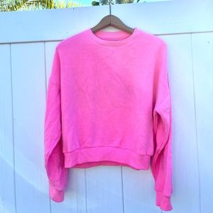 American Eagle Neon Pink Sweatshirt